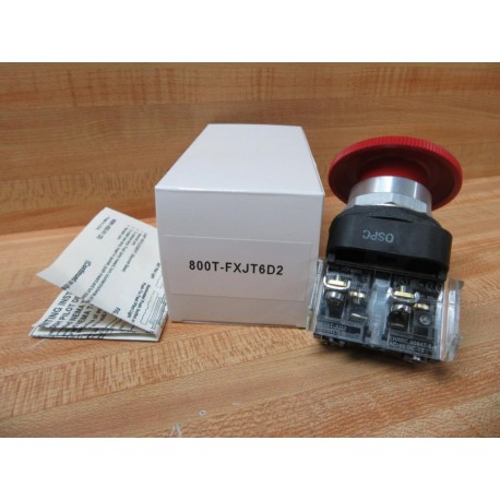 Allen Bradley 800T-FXJ6D2 Push Pull Device 800TFXJ6D2 W800T-XD2