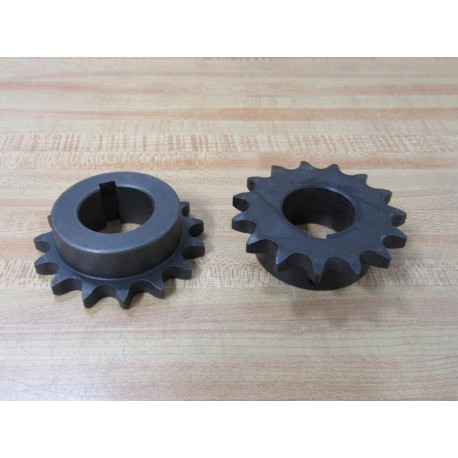 Martin 50BS15 1-38 Sprocket wKW 50BS15138 (Pack of 2) - New No Box