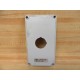 IDEC AGAW Control Box Cover Only Single 30.5MM Hole - Used