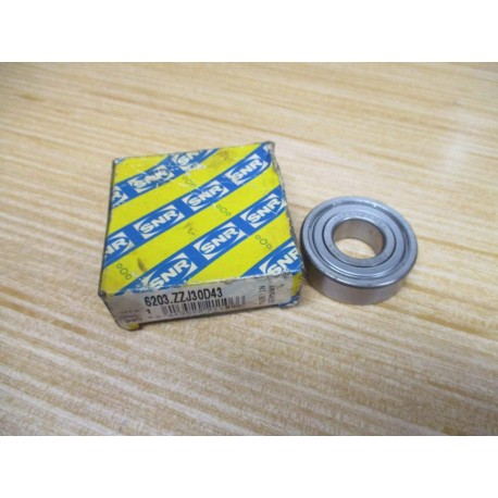 SNR 6203.ZZJ30D43 Ball Bearing 6203ZZJ30D43