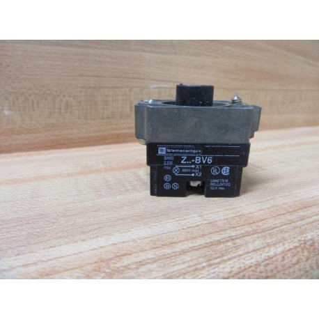 Telemecanique Z..BV6. Schneider Module ZB2BV6 WBase - New No Box