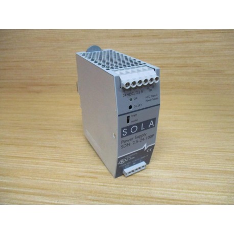 Sola SDN-2.5-24-100P Hevi-Duty Power Supply SDN2524100P - New No Box