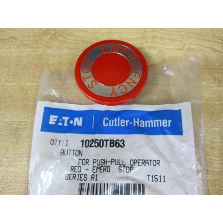 Cutler Hammer 1250TB63 Eaton Emergency Button Gasket Included