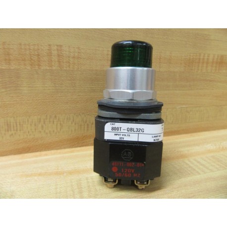 Allen Bradley 800T-QBL32G Pushbutton 800TQBL32G - New No Box
