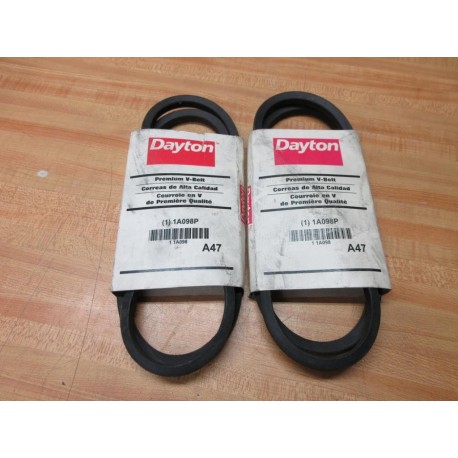 Dayton 1A098 V-Belt A-47 (Pack of 2)