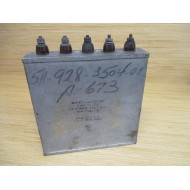 Westinghouse S-477801-F Capacitor 4X.5MFD 750VDC - Used