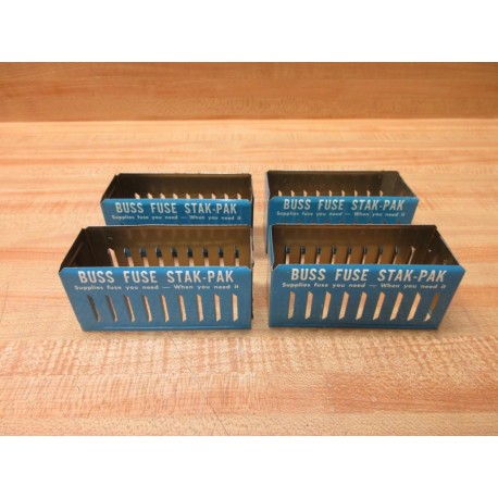 Buss STAK-PAK Bussmann Fuse Holder STAKPAK (Pack of 4) - New No Box