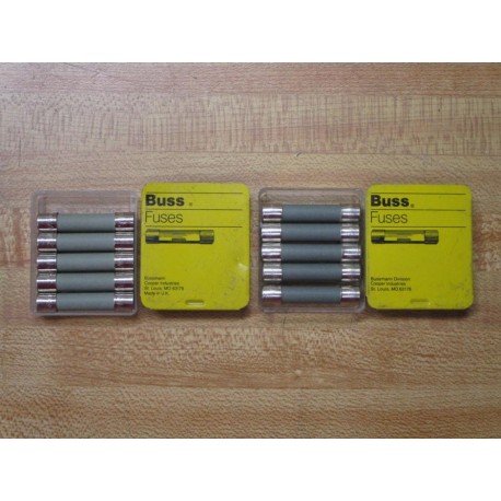 Buss ABC-1-R Bussmann Fuse Cross Ref 6F038 Gray (Pack of 10)