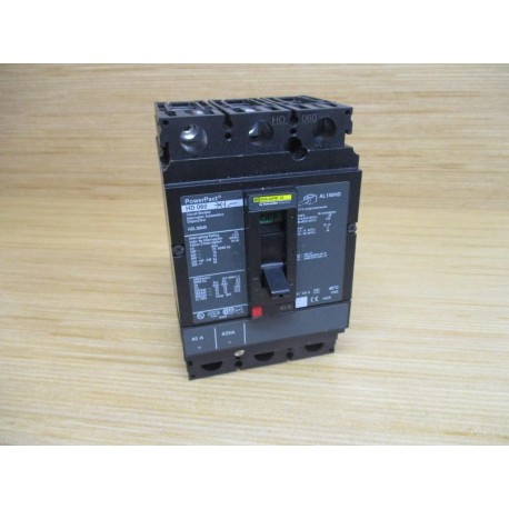 Square D HDL36040 Schneider PowerPact 40A Circuit Breaker Mounted - New No Box