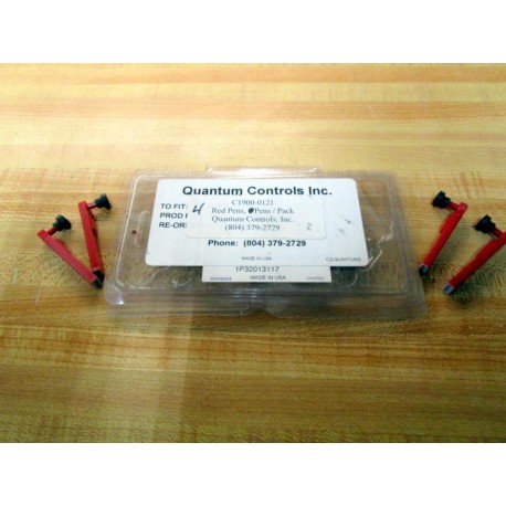 Quantum Controls C1900-0121 Chart Recorder Pens C19000121 (Pack of 4)