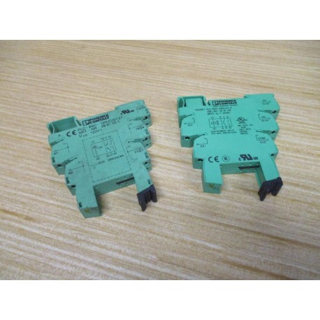 Phoenix Contact PLC-BSC-24DC21 Terminal Block 2966016 (Pack of 2) - Used