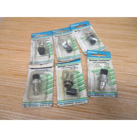 Philmore T607C Multipin Connector (Pack of 6)