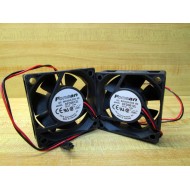 Delta Electronics DFD0612L Fonsan DC Brushless Fan (Pack of 2) - Used