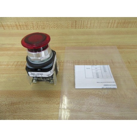 Allen Bradley 800T-FXTQ24 Button 800TFXTQ24 - New No Box