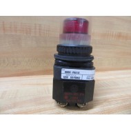 Allen Bradley 800H-PRA16 Push Button Switch Red Lens 800H-PRA16R - Used
