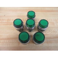 Allen Bradley 800EM-LF3 Push Button 800EMLF3 WO Clear Guard (Pack of 6) - Used