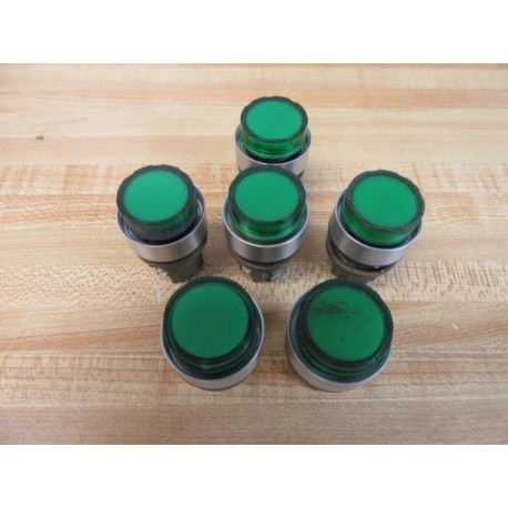 Allen Bradley 800EM-LF3 Push Button 800EMLF3 WO Clear Guard (Pack of 6) - Used
