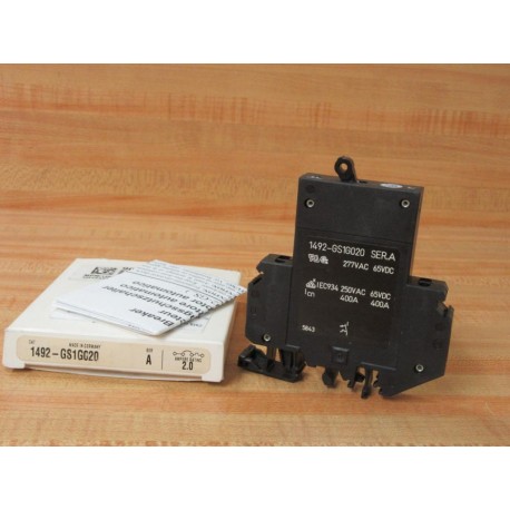 Allen Bradley 1492-GS1G020 2A Miniature Circuit Breaker 1492GS1G020