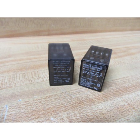 Potter & Brumfield KHAU-17D11-24 Relay KHAU17D1124 5A (Pack of 2) - Used