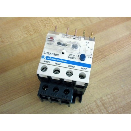 Telemecanique LR2K0308 Thermal Overload Relay 023044 - Used