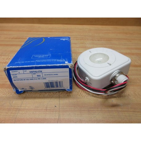 Leviton OSFHU-ITW Fixture Mount Sensor WOut Extra Lenses