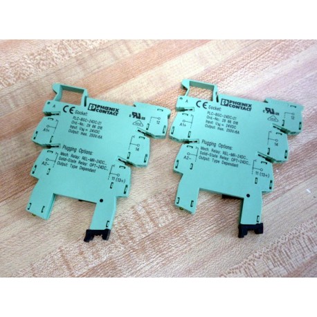 Phoenix Contact PLC-BSC-24DC21 Terminal Block 2966016 (Pack of 2) - New No Box