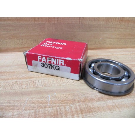 Timken Fafnir 307KG Radial Bearing WSnap Ring C3