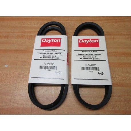 Dayton 1A096P V-Belt A49, 1A096 (Pack of 2)