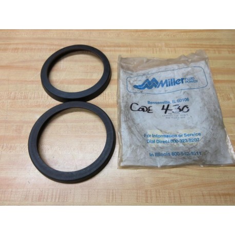 Miller Fluid Power 052-PS003-600 Leather Cup Seal 052PS003600 (Pack of 2)