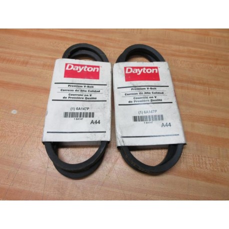 Dayton 6A147 V-Belt A44 (Pack of 2)