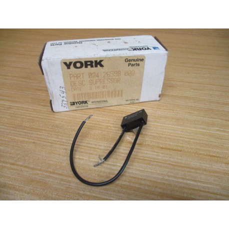 York 024 26598 000 Electrocube Suppressor RG1983-6-6-T