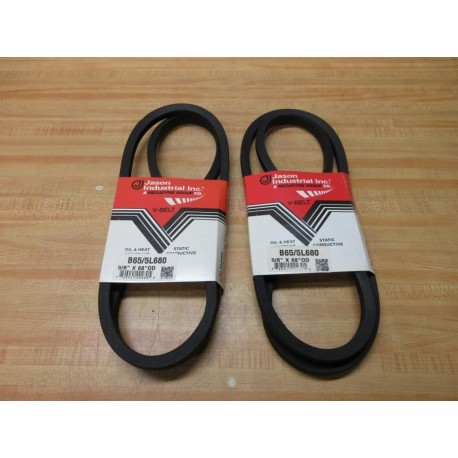 Jason 5L680 Megadyne UniMatch V-Belt B65 (Pack of 2)