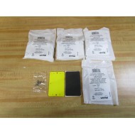 Leviton 3054-Y 1G Blank Cover Plate 3054Y (Pack of 4)