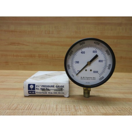 H.O. Trerice 800-RG-1000 Pressure Gauge 0070204