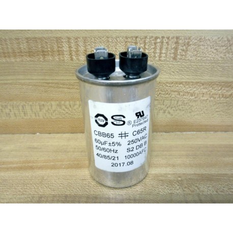 Sheng Ye CBB65 C65R Capacitor 60µF 250Vac - Used