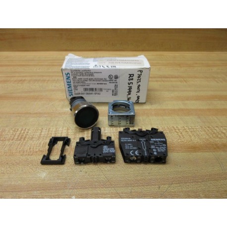 Siemens 3SB3 647-0AA41-0PA0 Furnas Pushbutton Assembly