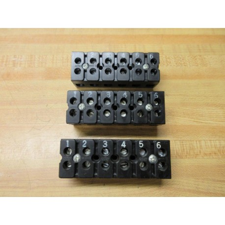 Eagle Connector B-06 Terminal Block B06 (Pack of 3) - Used