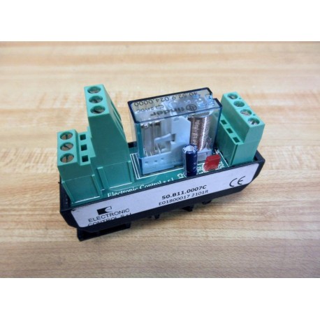 Electronic Control SRL 50.B11.0007C DIN Rail Terminal BlockModule 50B110007C - New No Box