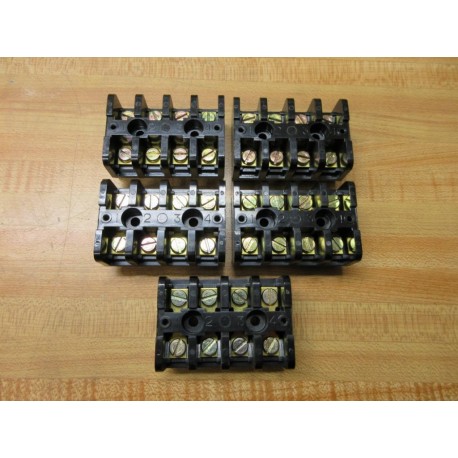 General Electric CR151B4 Terminal Block (Pack of 5) - New No Box