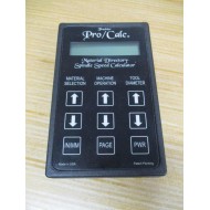 Frachler MS37 ProCalc Spindle Speed Calculator - New No Box
