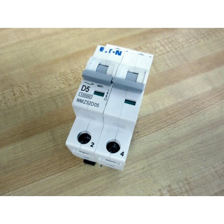 Eaton WMZS2D05 2P Circuit Breaker 5A - New No Box