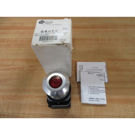 Allen Bradley 800T-FXQH2RA PushPull 800TFXQH2RA Red