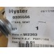 Hyster 0335556 Seat Rail HY0335556