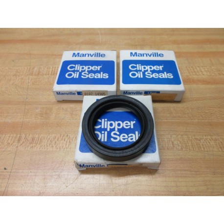 Manville 0187-14905 Clipper Oil Seal 14905-LDS (Pack of 3)