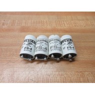 Sylvania FS-4 Fluorescent Lamp Starter FS4 (Pack of 4) - New No Box