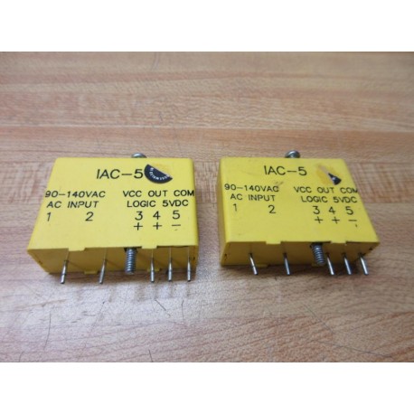 Crydom IAC-5 Crouzet Input Module IAC5 (Pack of 2) - Used