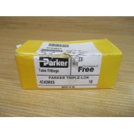 Parker 4C4OMXS Fluid Connector 4C40MXS (Pack of 10)