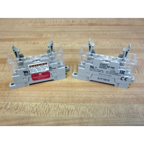 Omron P7SA-10F-ND Relay Socket P7SA-10F-ND DC24V (Pack of 2) - New No Box