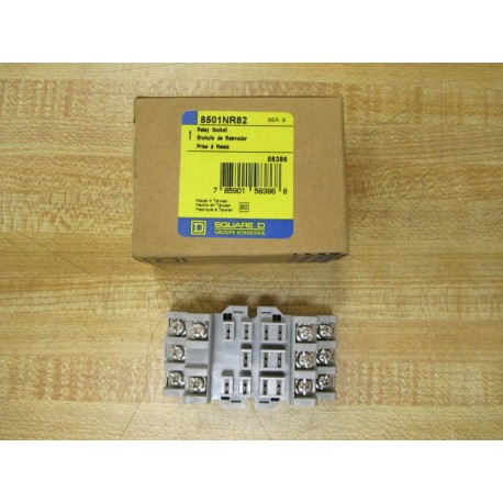 Square D 8501-NR82 Relay Socket 8501NR82 Series C