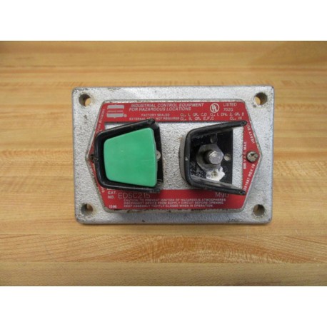 Crouse-Hinds EFS-215 Push Button Station Partial Cover See Pictures - Used